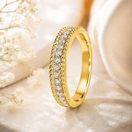 Gold Diamond Forever Ring