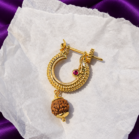 Men’s Rudraksha gold Bali