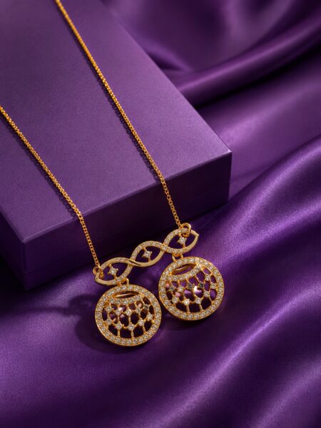 Gold Heart Locket Necklace